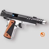 Pistola Defender Pro MEU Plata/Negro GBB VORSK