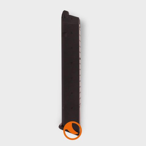 Cargador Raven UE (Glock) 48Rds Alargado 