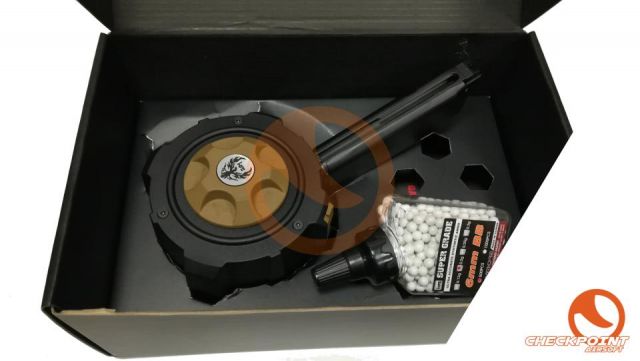 Cargador HFC gas drum para G17/G18 negro HD-001B
