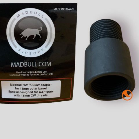 Adaptador Sileciador Rosca 14mm Magbull