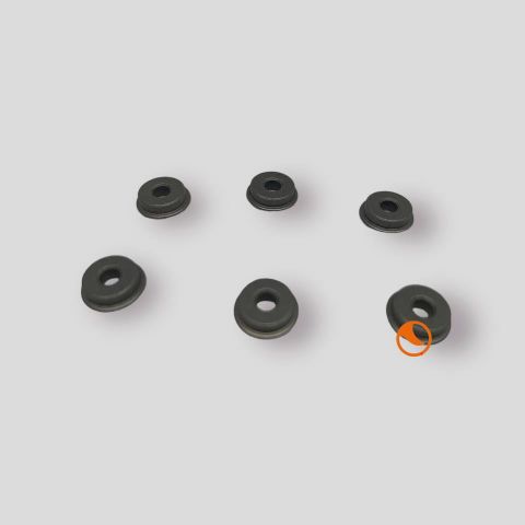 Set 6 Casquillos 6MM Acero Saigo