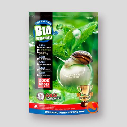 Bolas BIO G&G 0,28gr 1K 2000 BB´s