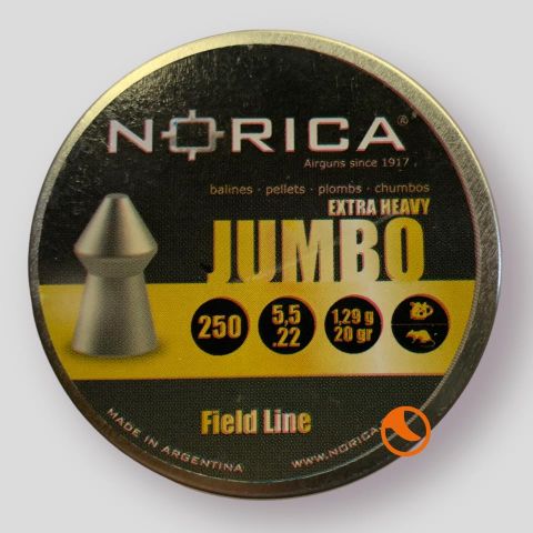Balín Jumbo extra heavy field 5.5 (250 unid.)