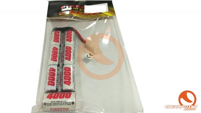 Batería mini NI-MH 8,4V 4000 mAh