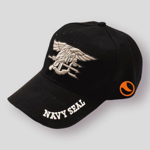 GORRA BÉISBOL NAVY SEAL NEGRO