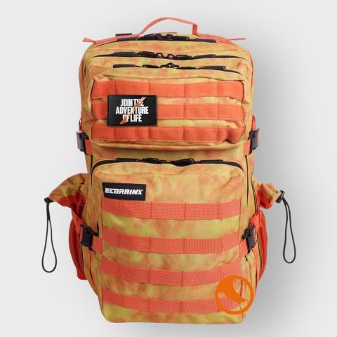 Mochila Elitex táctica V1 45L Jungla Naranja