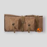 Funda transporte rifle multibolsillo 120cm tan