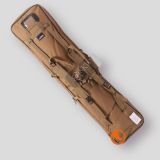 Funda transporte rifle multibolsillo 120cm tan