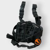 Funda pistola Pierna Rigida con portacargadores