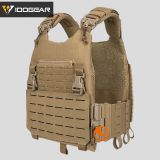 Chaleco Idogear con pouch pistola y M4 coyote