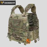 Chaleco Idogear con pouch pistola y M4 multicam