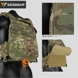 Chaleco Idogear con pouch pistola y M4 multicam