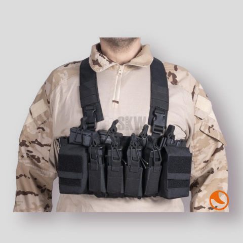 Chaleco Chest Rig Force MK1 BK Delta Tactica