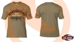 Camiseta 7.62 Warfighters execute policy KHK