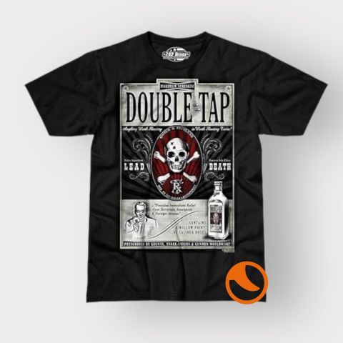 Camiseta 7.62 Double tap BLK