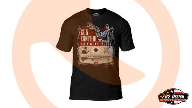 Camiseta 7.62 Gun Control BLK