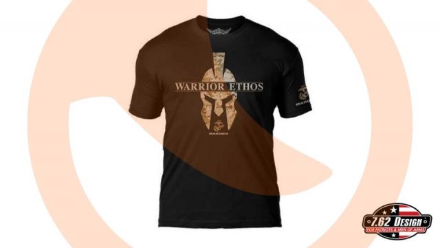 Camiseta 7.62 Marines Warrior Ethos BLK