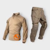 Uniforme Deluxe combat c/rodilleras Coyote