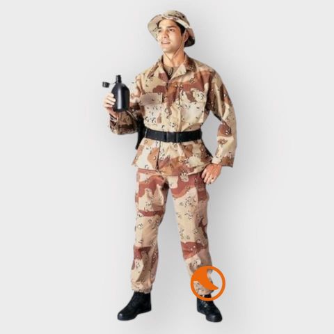 Uniforme desert 6 Colores Corte Acu Talla XS