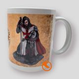 Taza cerámica caballeros templarios