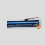 Bolígrafo aluminio color azul UIP