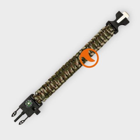 Paracord Supervivencia Camo