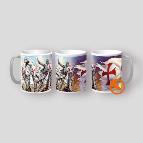 Taza Ceramica Templarios