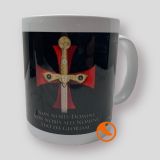 Taza templarios cerámica