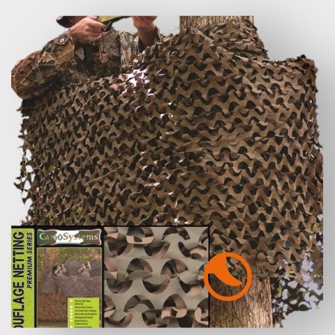Red de camuflaje 3X3 Woodland