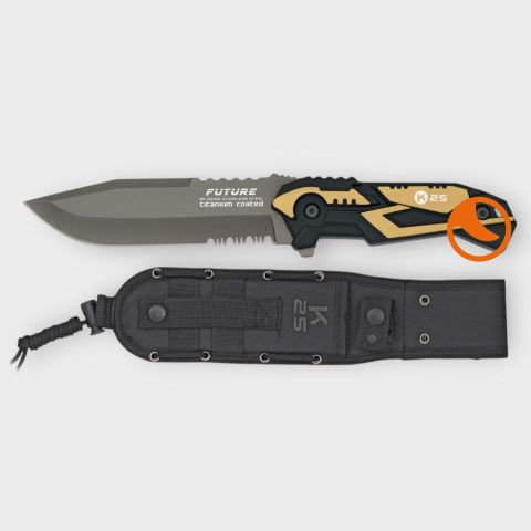 Cuchillo K25 Future amarillo 12,5cm