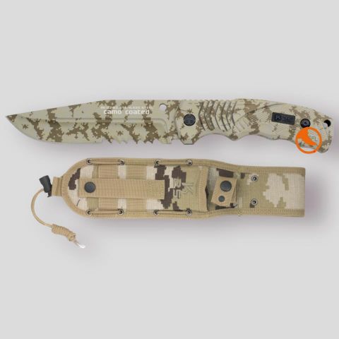 Cuchillo K25 SFL Camo Con Sierra H:14