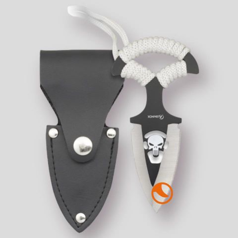 Cuchillo Alb Calavera c/funda ABS