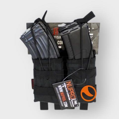 PortaCargador Doble AK BK Nuprol
