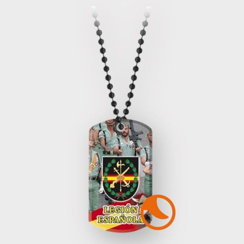 Placa c/cadena La Legion