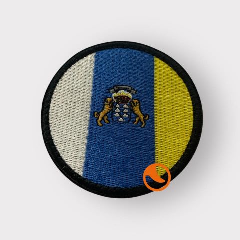 Parche Bandera Canaria Hilo Redondo