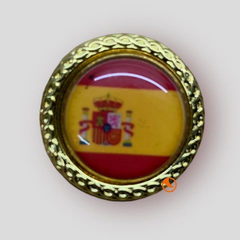 Pin España Constitucional ORO Borde Biselado D;20m