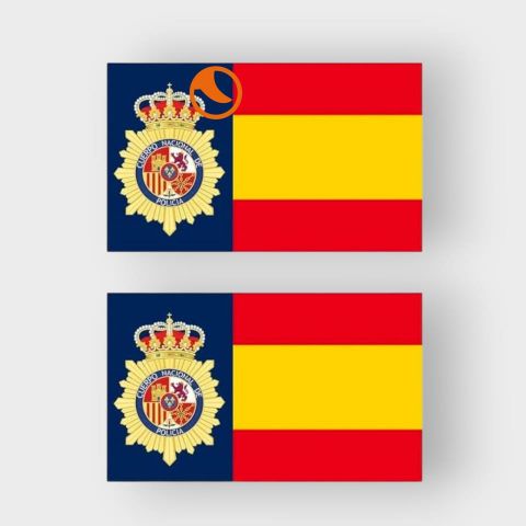 Pegatina Gota Cera España P Nacional Med