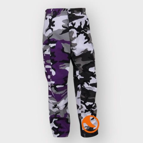 Pantalon 2 tonos urban/violeta