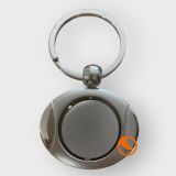 Llavero oval giratorio con chapa UME