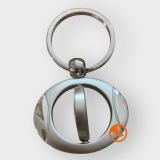 Llavero oval giratorio con chapa UME