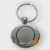 LLavero oval giratorio con chapa U.I.P