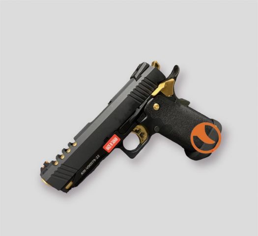 Pistola Aw Custom HI capa 4.3 HX2711 negro-dorada